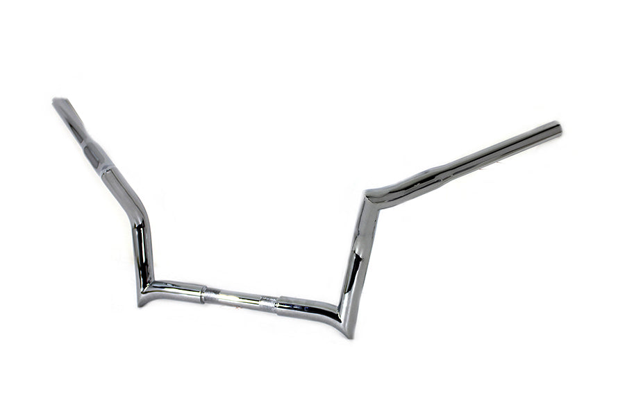 25-0143 - 10  Z-Bar Handlebar without Indents Chrome by MCM