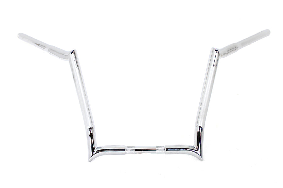 25-0145 - 14 inch Z-Bar Handlebar without Indents Chrome by MCM