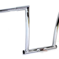 25-0182 - 16  Chrome ChiZeled Z-Bar Handlebar with Indents by MCM