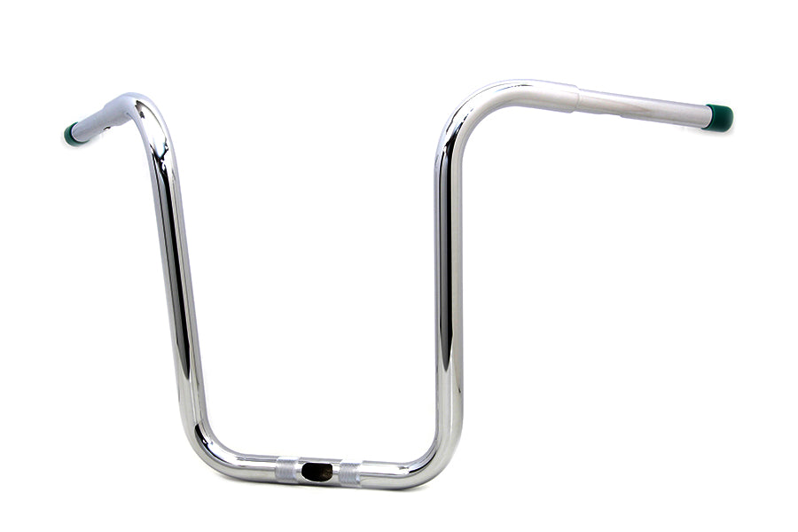 25-0186 - 14  Fat Ape Handlebar with Indents Chrome by MCM