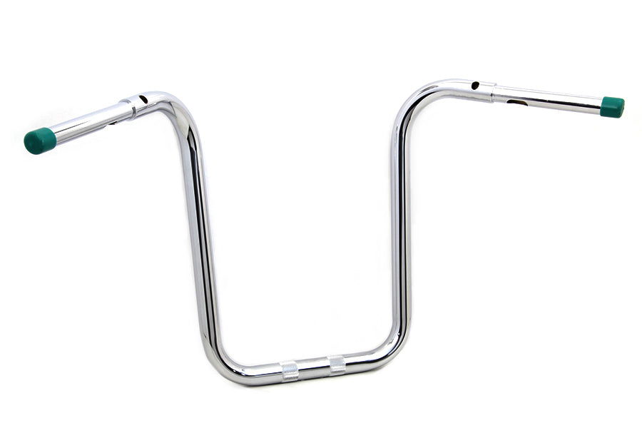 25-0186 - 14  Fat Ape Handlebar with Indents Chrome by MCM