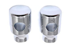 25-0224 - 2 inch Riser Set Chrome by MCM