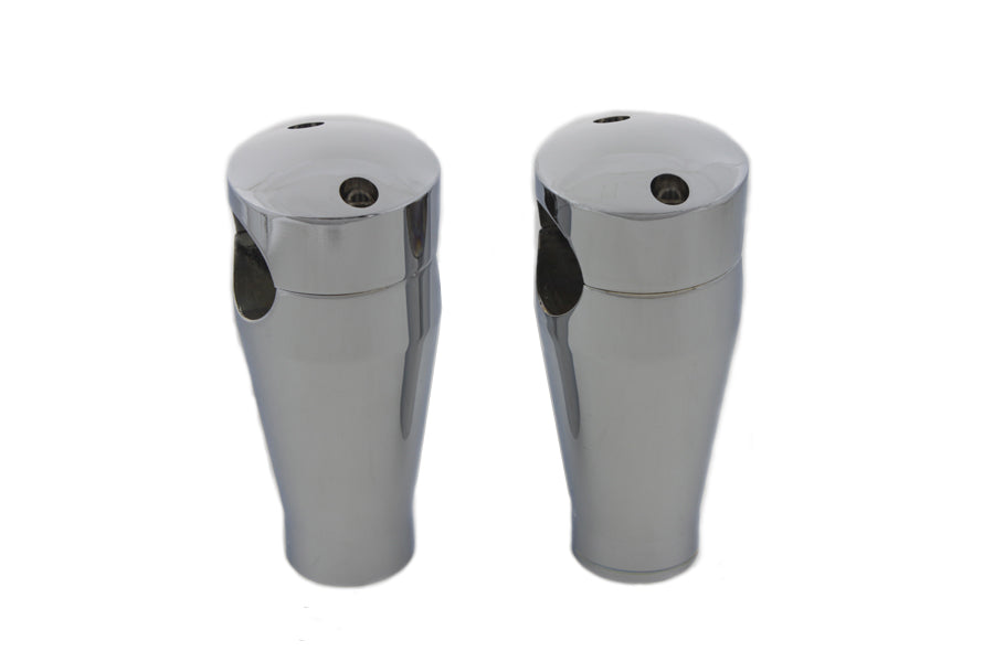 25-0233 - Chrome Wide Glide 4  Riser Set by MCM