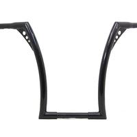 25-0461 - 17  Black Z-Bar Handlebar with Indents by MCM
