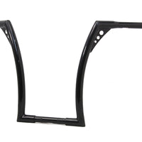 25-0461 - 17  Black Z-Bar Handlebar with Indents by MCM