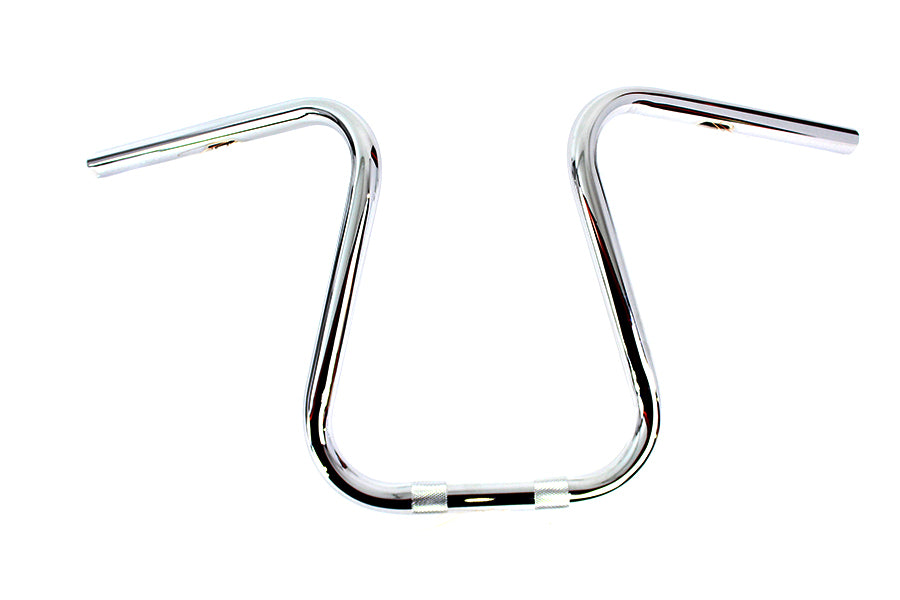 25-0488 - Chrome 1 inch Loopy Handlebar with Indents by V-Twin