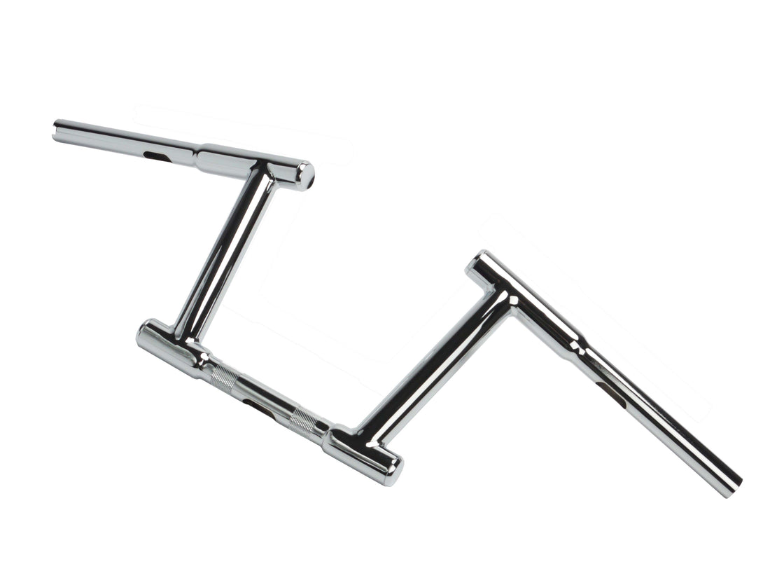 25-0567 - 8  Z-Bar Racing Handlebar with Indents Chrome by MCM