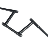 25-0568 - 8  Z-Bar Racing Handlebar with Indents Black by MCM