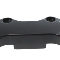 25-0593 - Black Smooth Handlebar Clamp Cover with Skirt by MCM