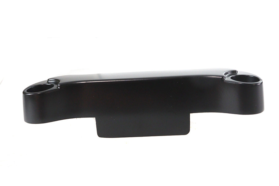 25-0593 - Black Smooth Handlebar Clamp Cover with Skirt by MCM