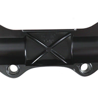 25-0593 - Black Smooth Handlebar Clamp Cover with Skirt by MCM