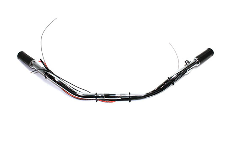 25-0600 - 5  Chrome Handlebar Assembly by V-Twin