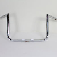 25-0636 - 12  Chrome ChiZeled Z-Bar Handlebar without Indents by MCM