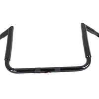 25-0637 - 12  Black ChiZeled Z-Bar Handlebar without Indents by MCM