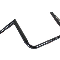 25-0637 - 12  Black ChiZeled Z-Bar Handlebar without Indents by MCM