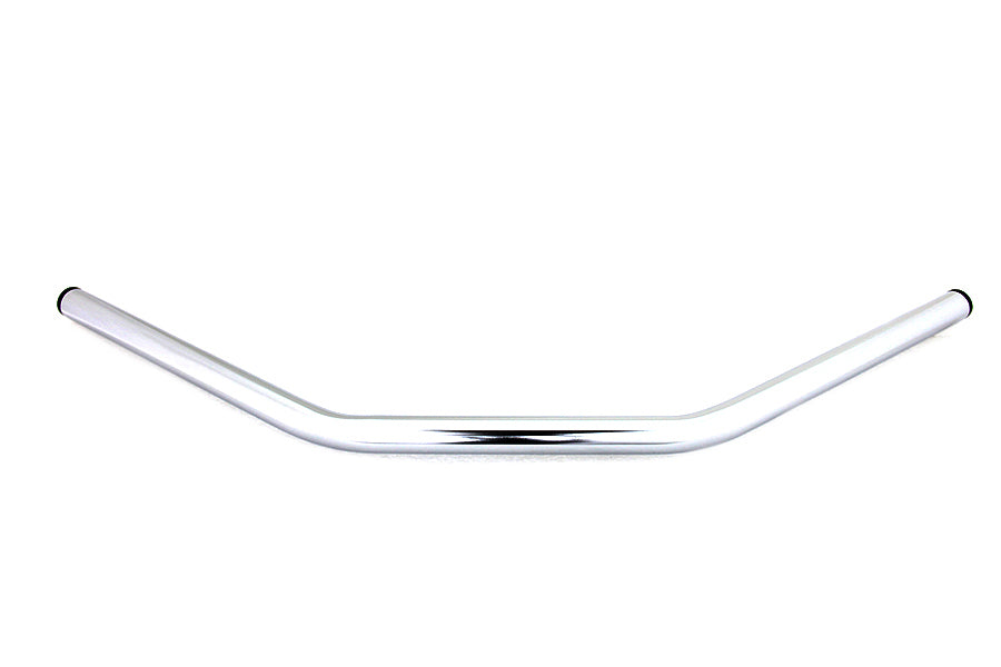 25-0722 - Flat Drag Handlebar without Indents Chrome by MCM