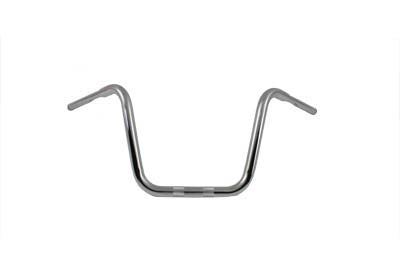 25-0735 - 12-1/2 inch Rhino Ape Hanger Handlebar with Indents Chrome by MCM