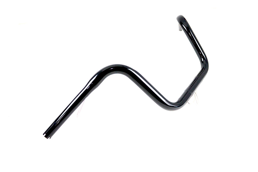 10 inch Ape Hanger Handlebar with Indents Black