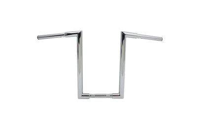 25-0754 - 14 inch Fatty 'Z' Bar Handlebar without Indents Chrome by MCM