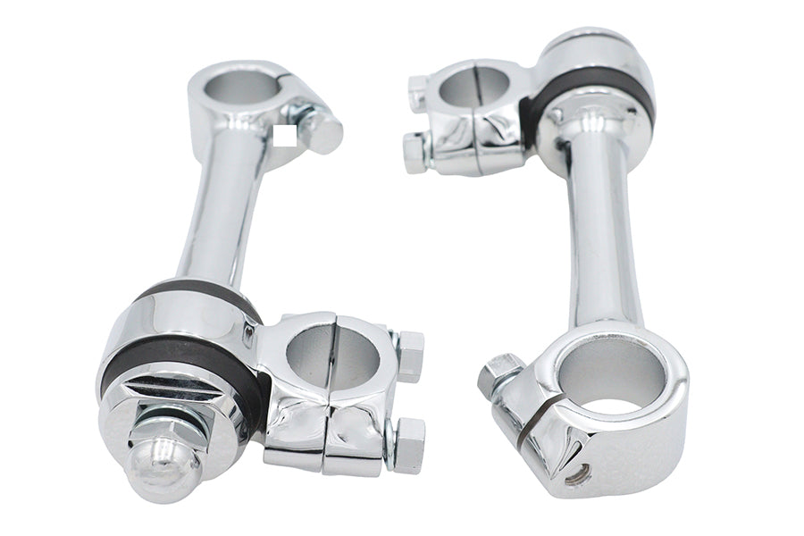 25-0785 - Chrome Replica 5-1/2  Flander Riser Set by MCM