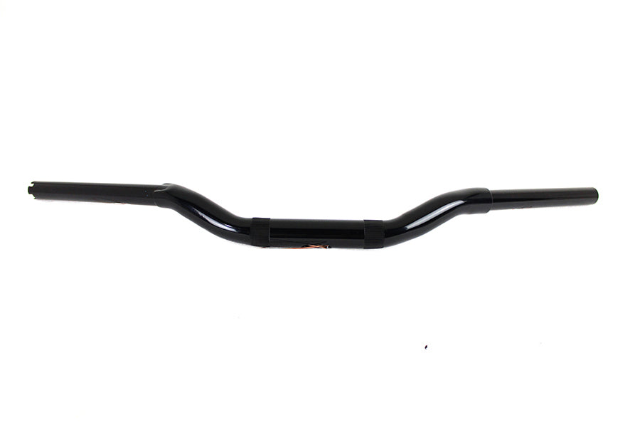 25-0892 - 2  Drag Handlebar without Indents Black by MCM