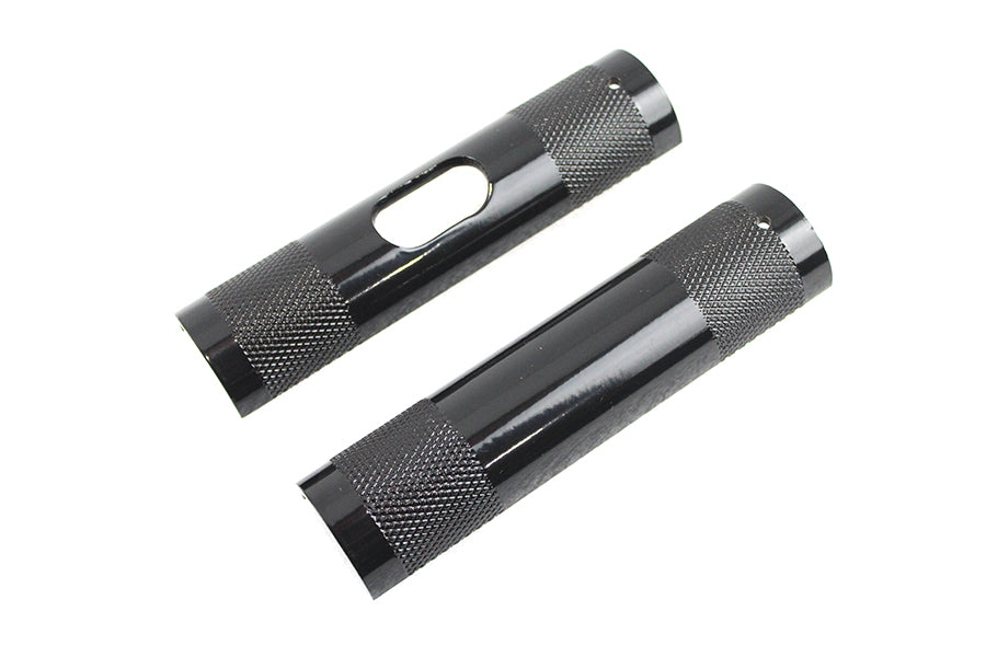 25-0954 - 1-1/4  Handlebar Riser Adapter Sleeve Spacer Set Black by MCM