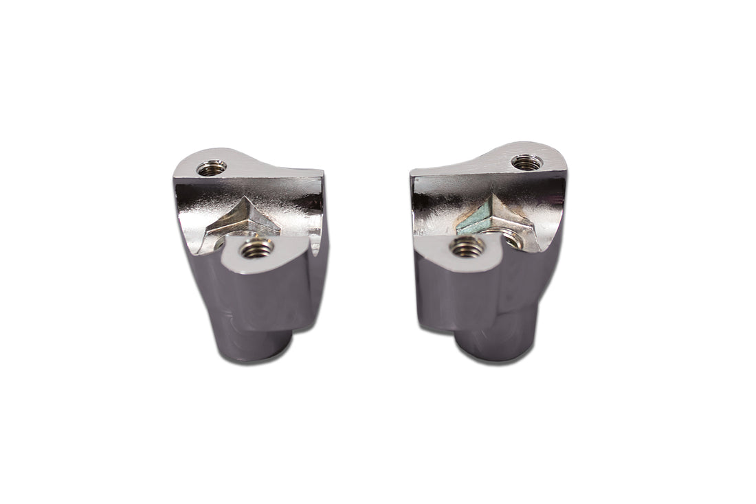 25-0985 - 1-3/4  Riser Set Chrome by MCM