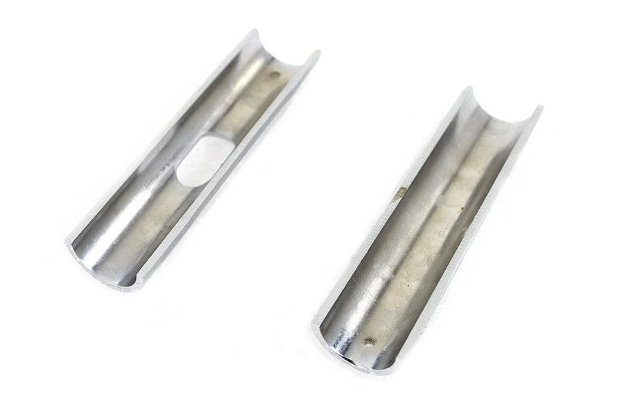 25-0992 - 1-1/4  Handlebar Riser Adapter Sleeve Spacer Set Chrome by MCM
