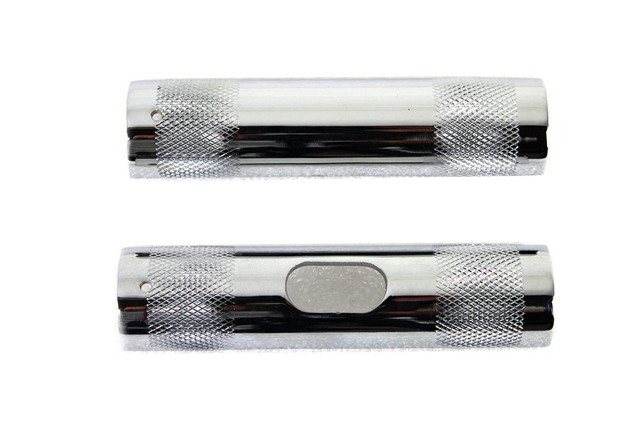 25-0992 - 1-1/4  Handlebar Riser Adapter Sleeve Spacer Set Chrome by MCM