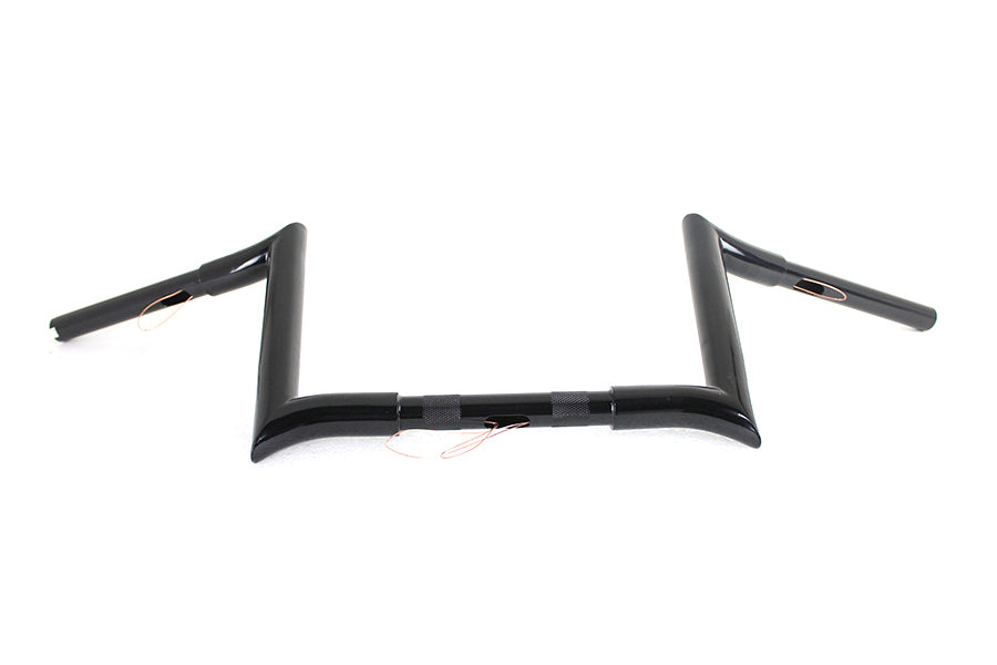 25-1203 - 10 inch Black Z-Bar Handlebar with Indents by MCM