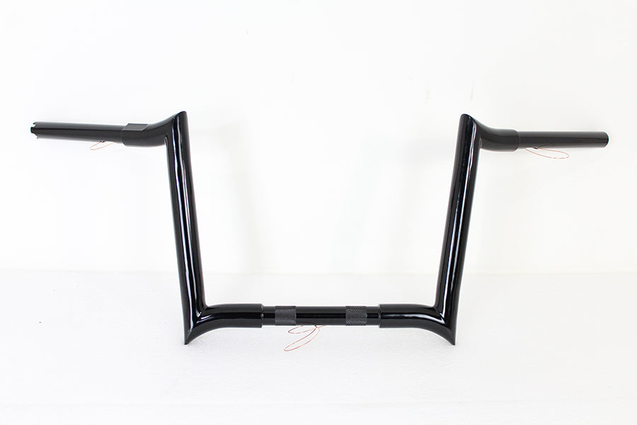 25-1205 - 12 inch Black Z-Bar Handlebar with Indents by MCM