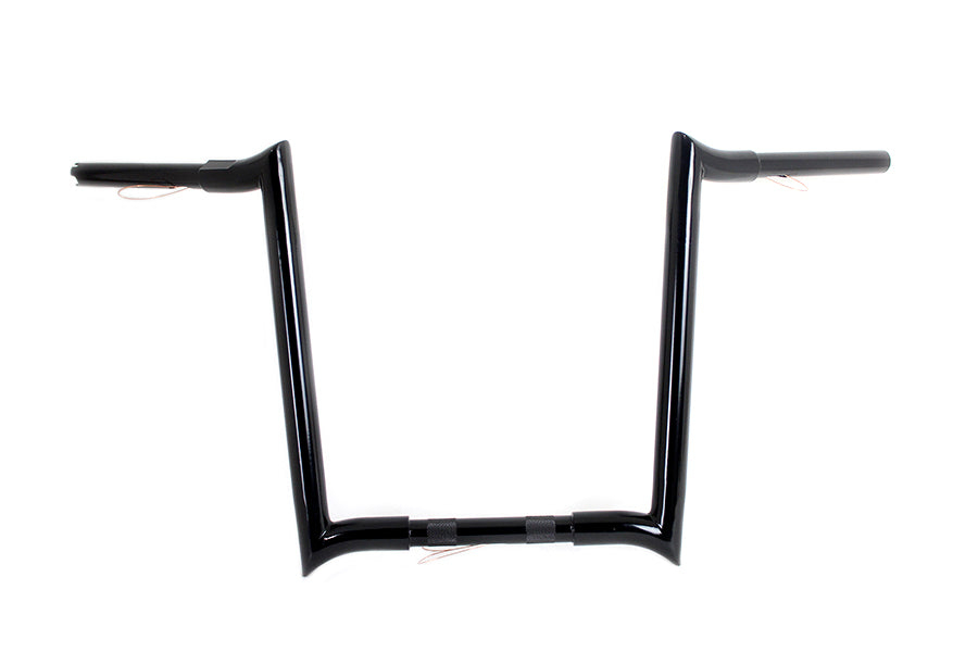 25-1209 - 16 inch Black Z-Bar Handlebar with Indents by MCM