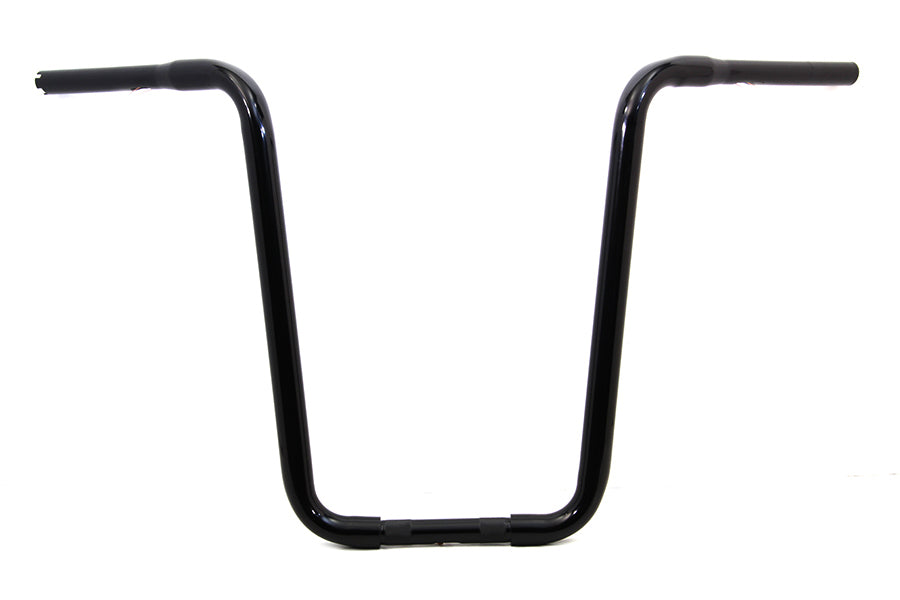 25-1292 - Narrow Body Ape Hanger Handlebar with Indents Black by MCM