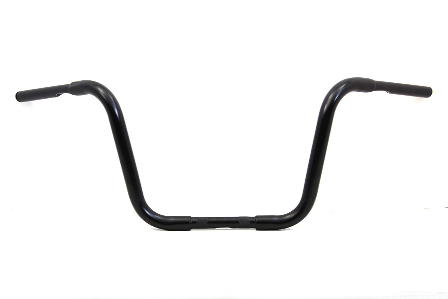 25-1293 - 12 inch Buffalo Ape Hanger Handlebar with Indents Black by MCM