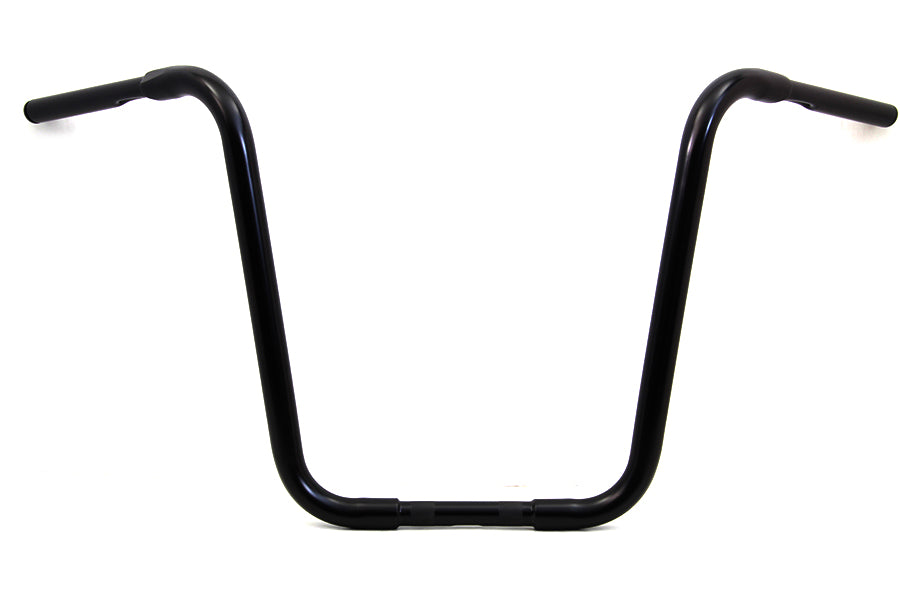 25-1297 - 18  Buffalo Ape Hanger Handlebar with Indents Black by MCM