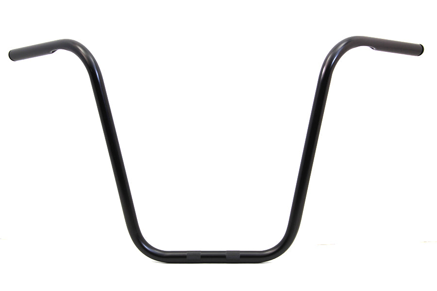 25-1307 - 18  Ape Hanger Handlebar with Indents Black by MCM