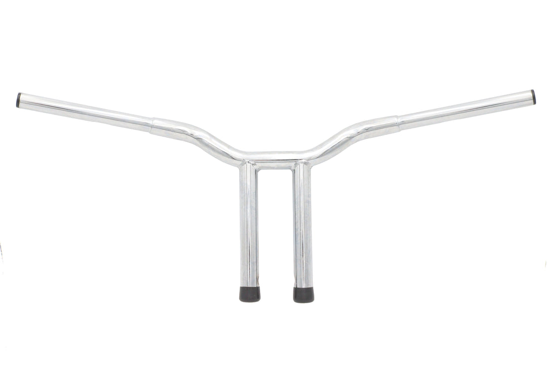 25-1444 - 14 inch Combat Style Riser Handlebar Chrome by V-Twin