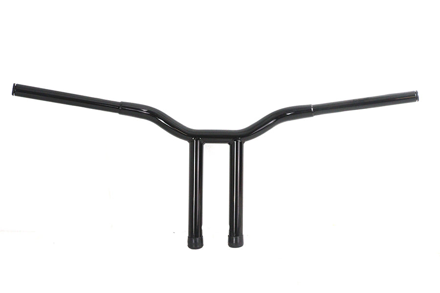 25-1743 - 14 inch Combat Style Riser Handlebar Black by V-Twin