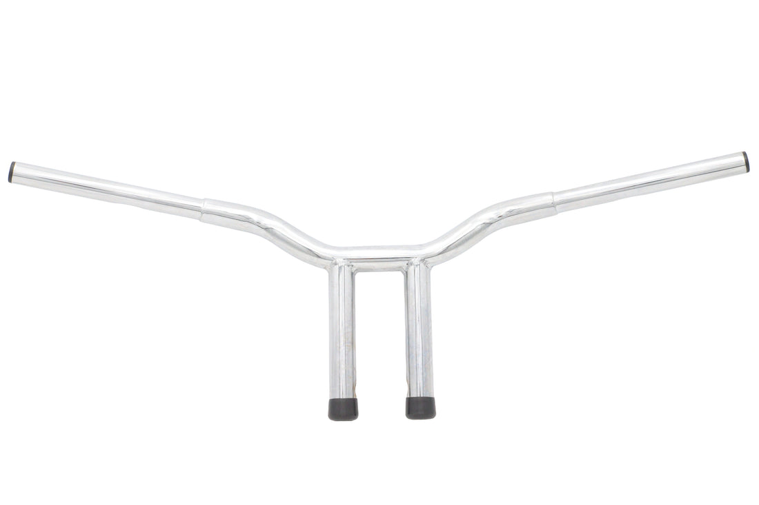 25-1745 - 12 inch Combat Style Riser Handlebar Chrome by V-Twin