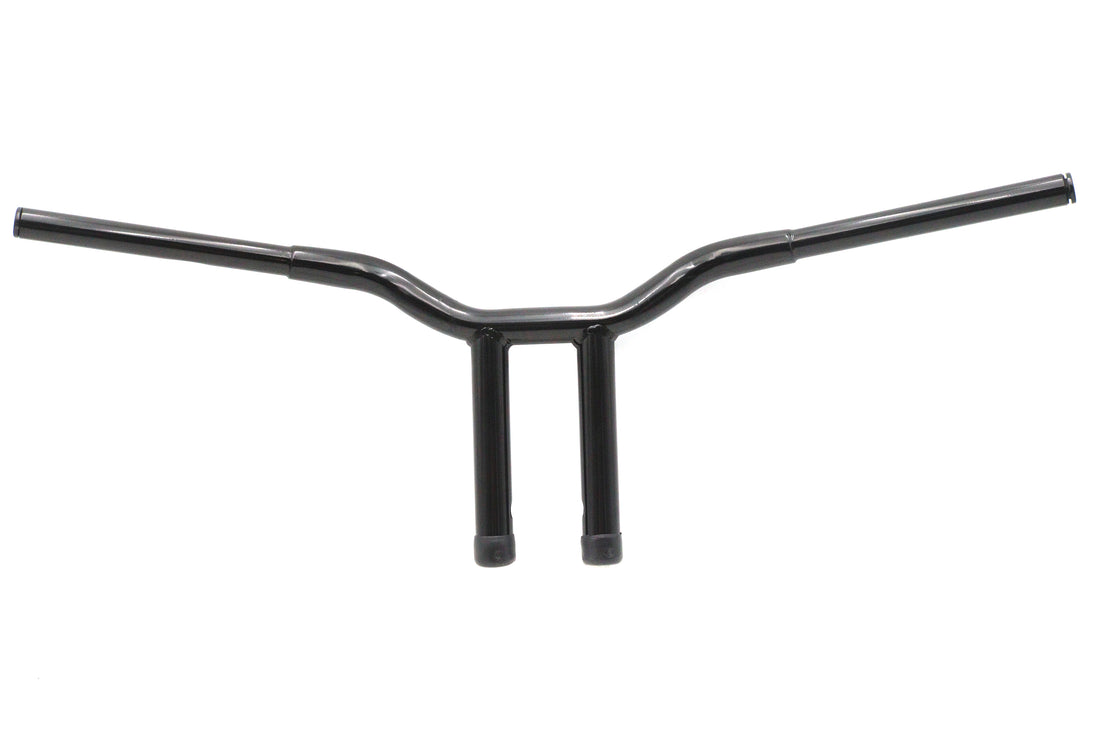 25-1746 - 12 inch Combat Style Riser Handlebar Black by V-Twin