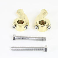 25-1758 - 1  Smooth Pullback Riser Set Brass Sand by MCM