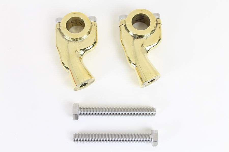 25-1760 - 1  Retro Pullback Riser Set Brass by MCM
