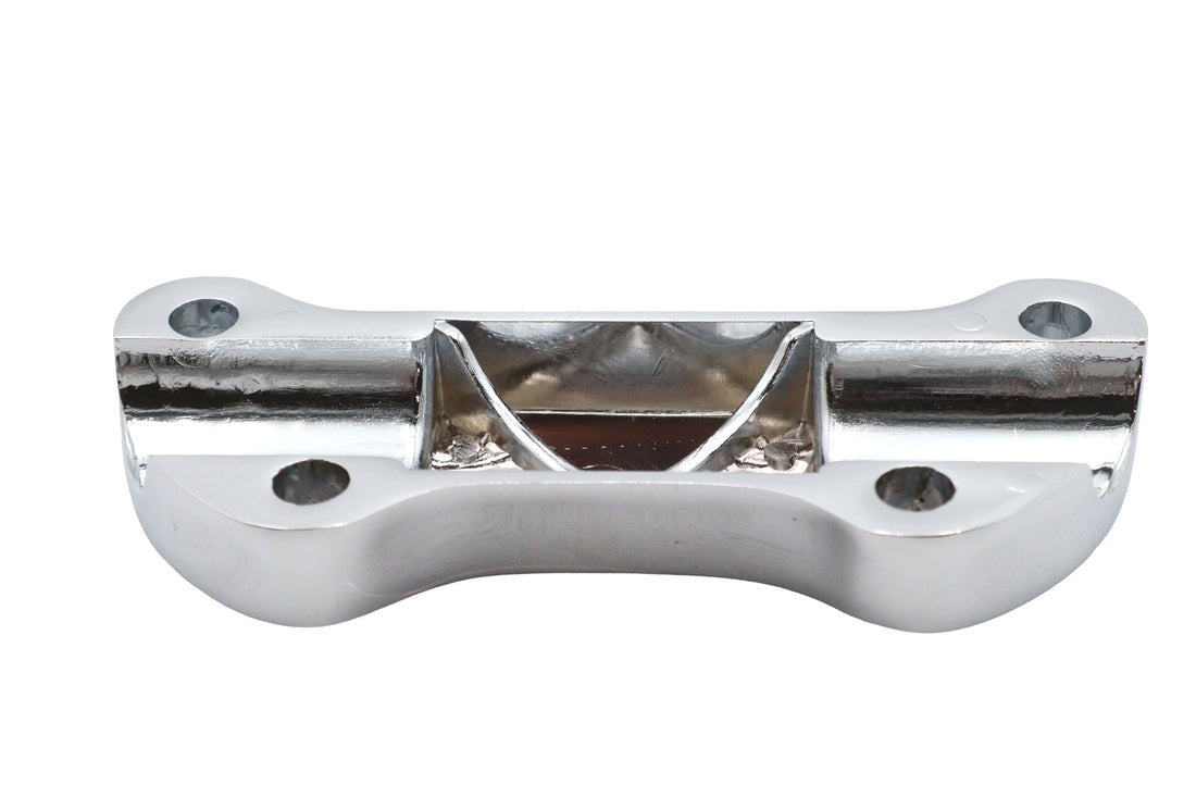 25-2109 - Finned Riser Top Clamp Chrome by MCM