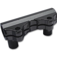 25-2134 - Replica Handlebar Riser Clamp Black by MCM