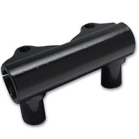 25-2134 - Replica Handlebar Riser Clamp Black by MCM