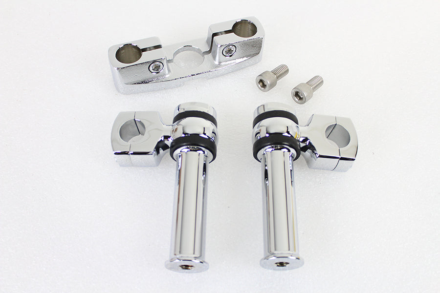 25-2218 - Spring Fork Tree with 4-1/4  Riser Kit Chrome by V-Twin