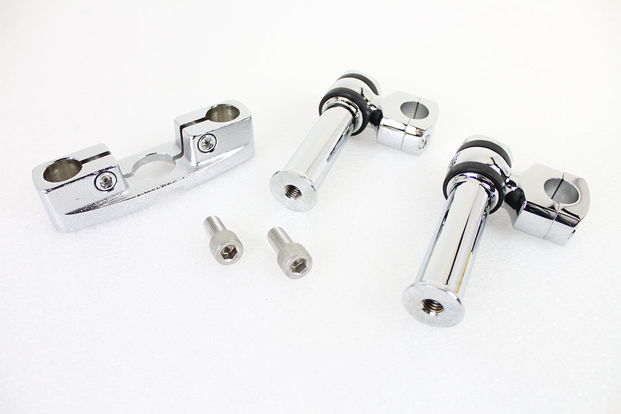 25-2218 - Spring Fork Tree with 4-1/4  Riser Kit Chrome by V-Twin