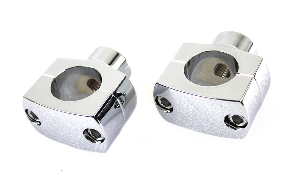 25-2231 - 1-1/4  Shorty Riser Set Chrome by V-Twin