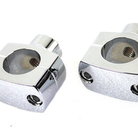25-2231 - 1-1/4  Shorty Riser Set Chrome by V-Twin