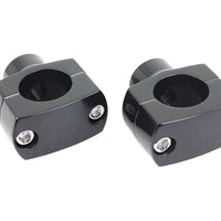 25-2232 - 1-1/4  Shorty Riser Set Black by V-Twin